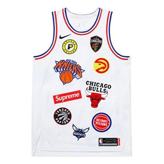 Nike x Supreme x NBA Teams Authentic Jersey 'White' AQ4228-100 - 1