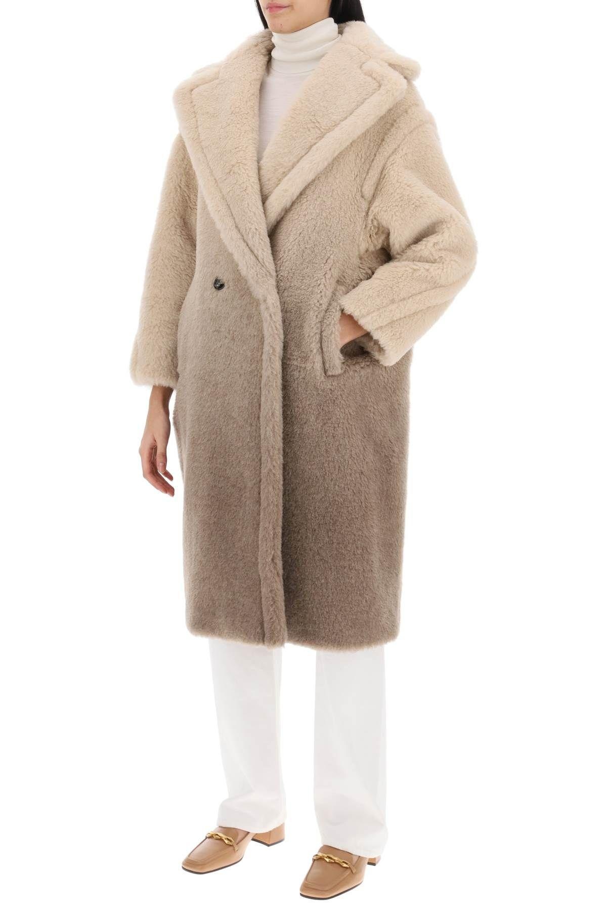 Max Mara 'Gatto' shaded-effect Teddy Bear Icon coat Max Mara | REVERSIBLE