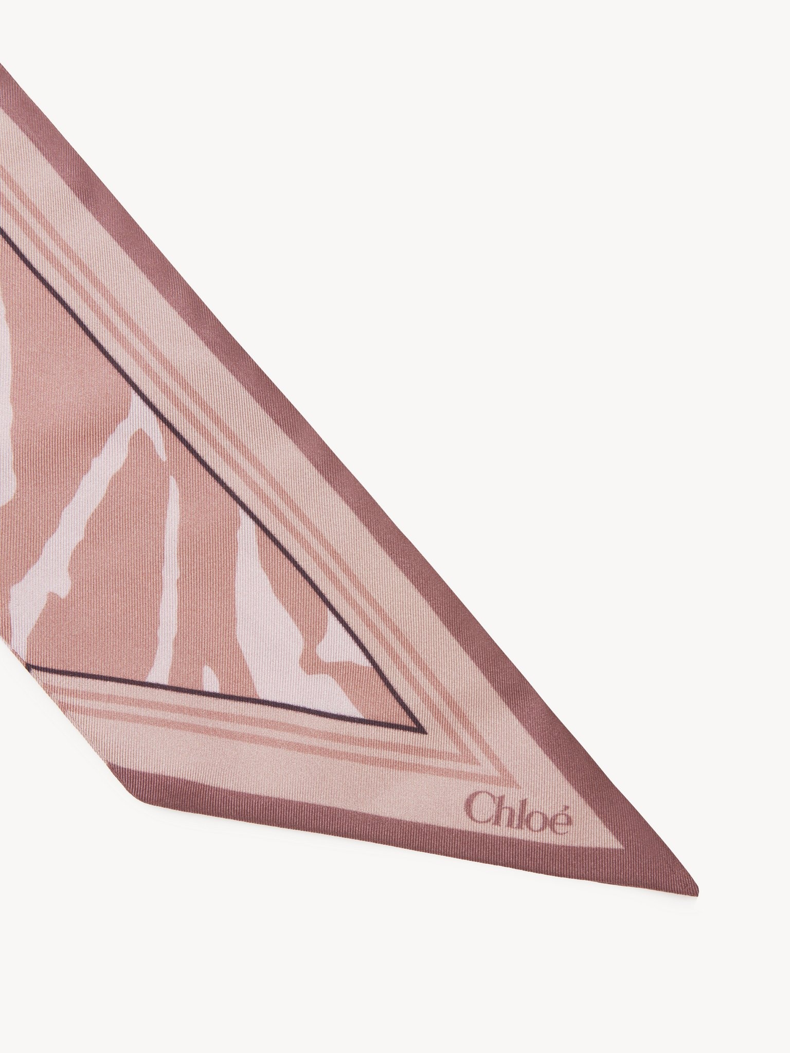 ANIMAL-PRINT BANDEAU SCARF IN SILK - 2