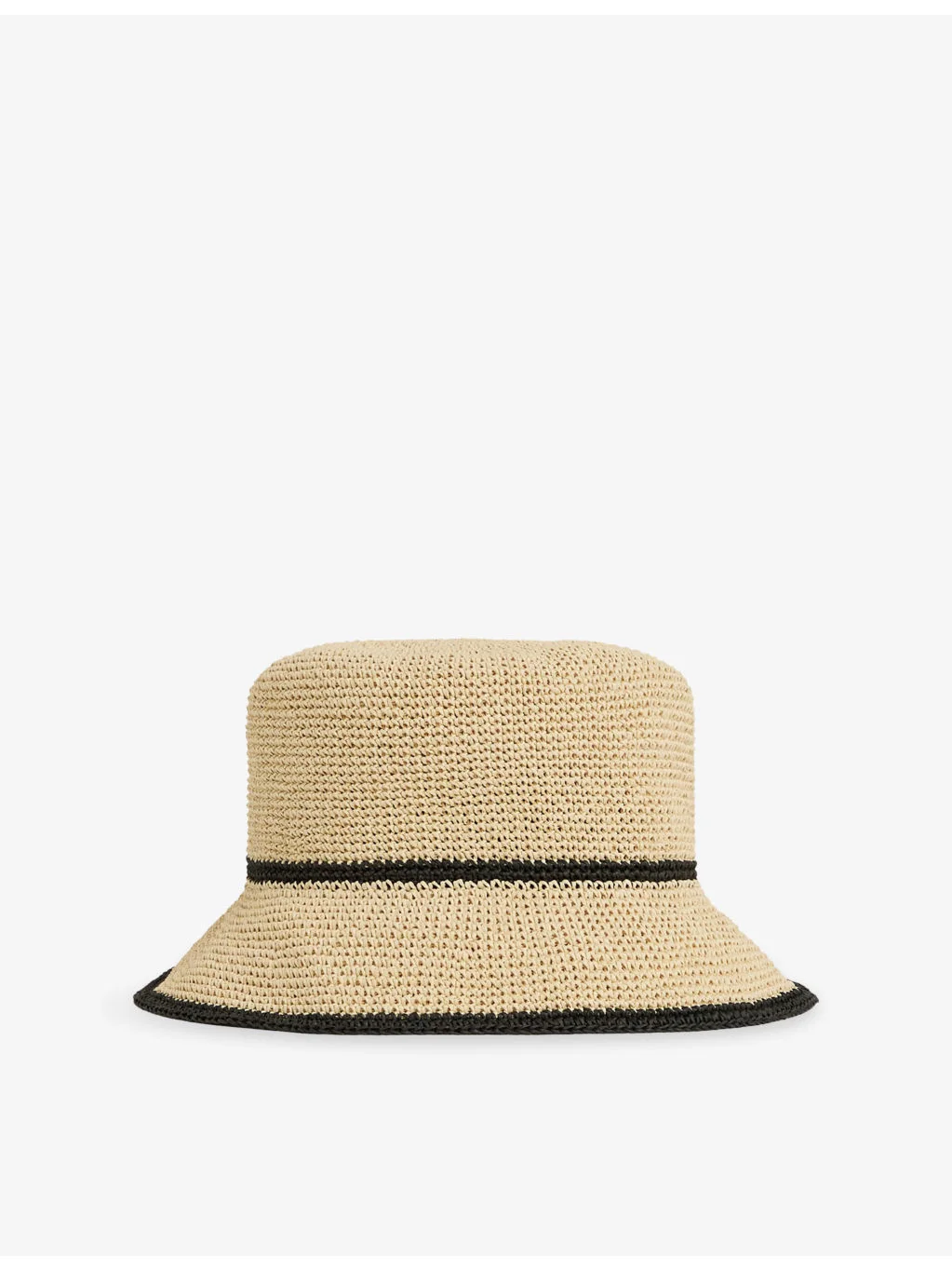 Edith Woven-Tip Straw Hat - 1