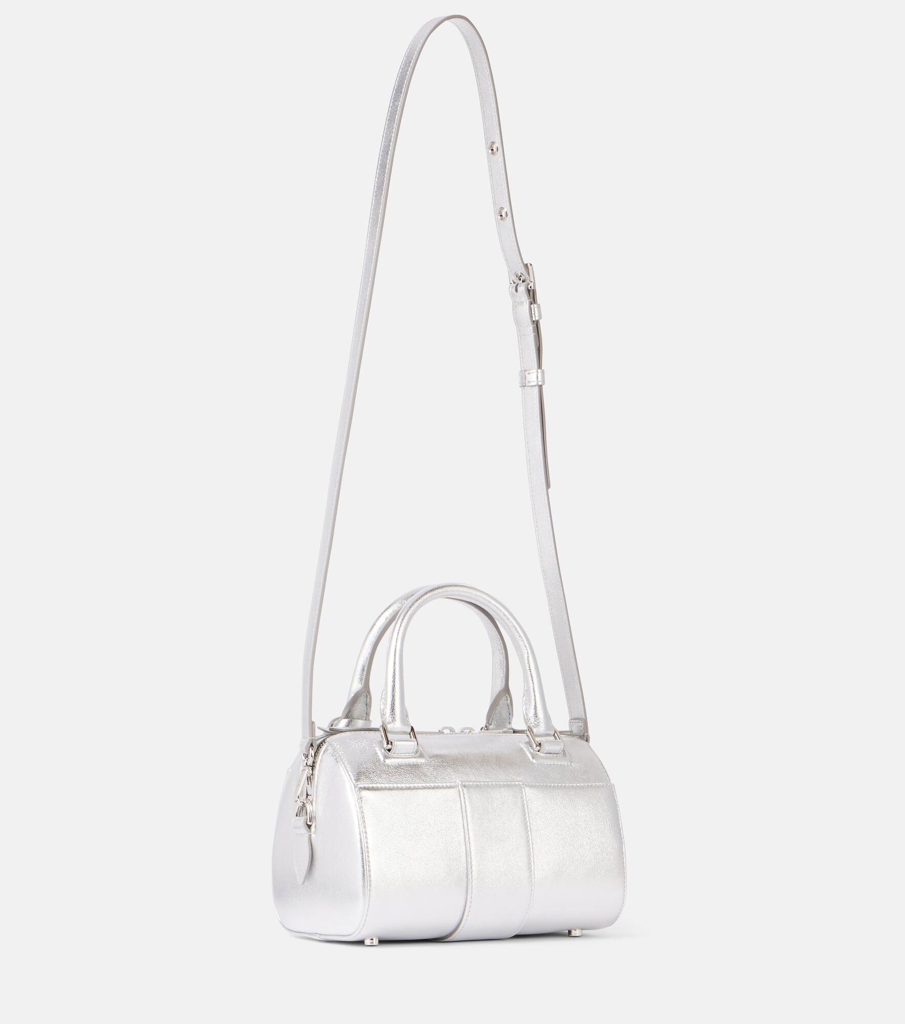 Belle Vivier Mini metallic leather tote bag - 4