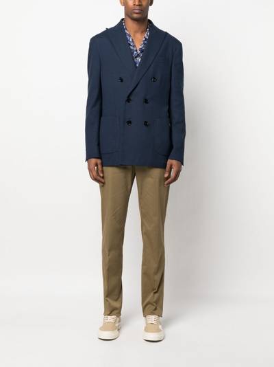 Etro double-breasted blazer outlook