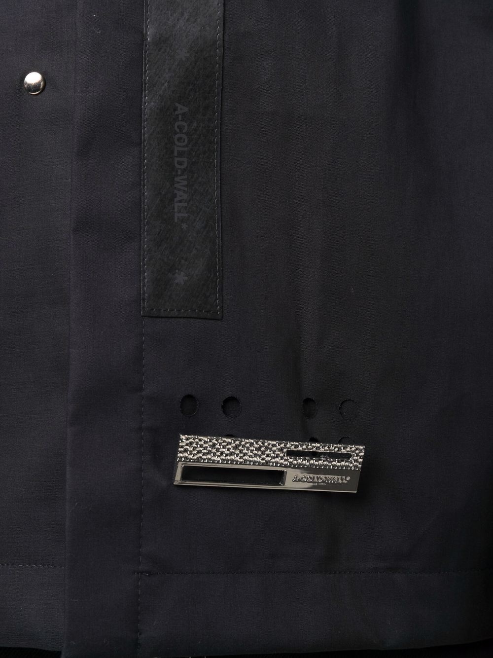 x Mackintosh rubber-trim shirt - 5