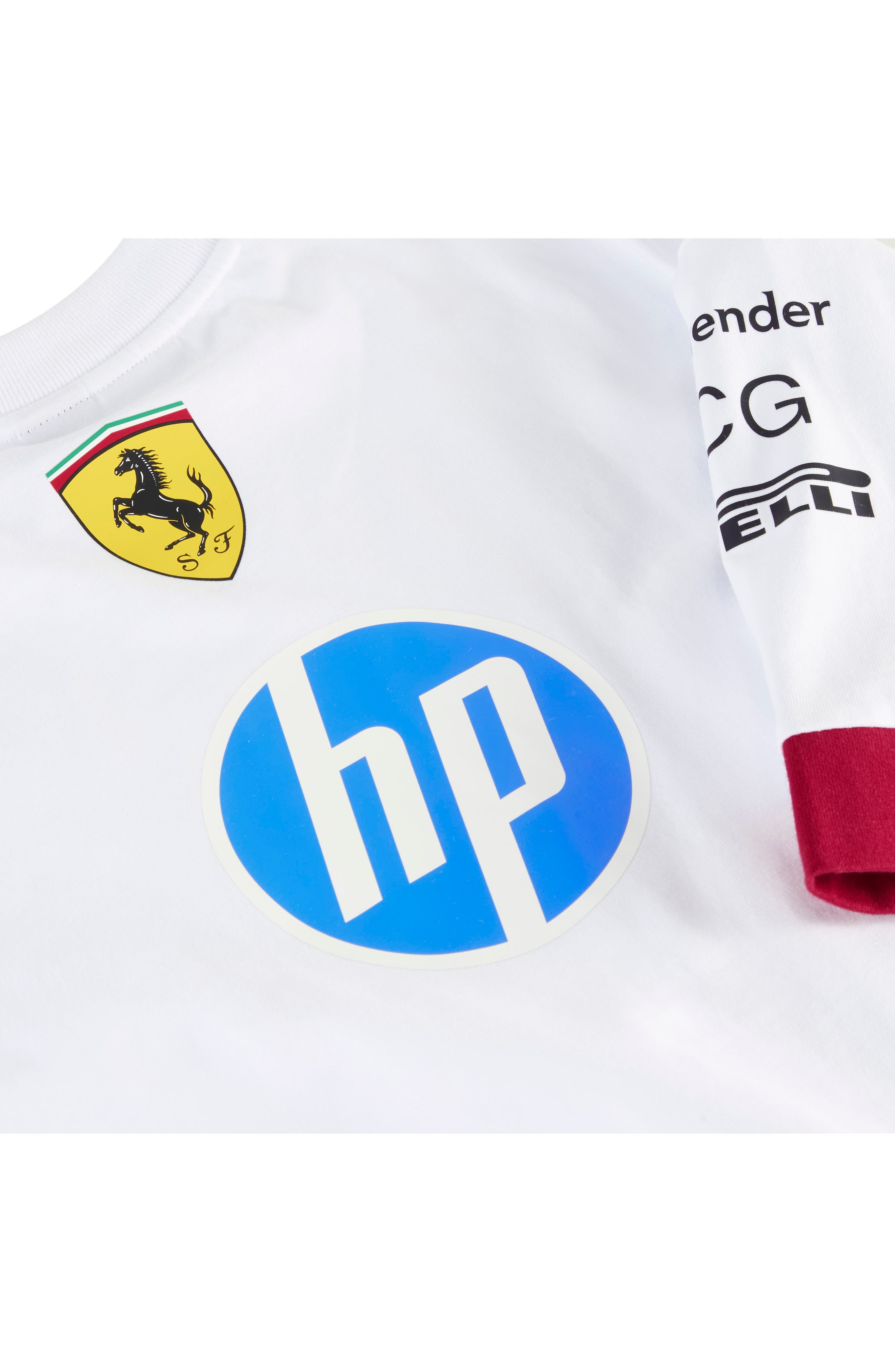 PUMA x 2025 Scuderia Ferrari HP Driver T-Shirt in Puma White at Nordstrom - 3