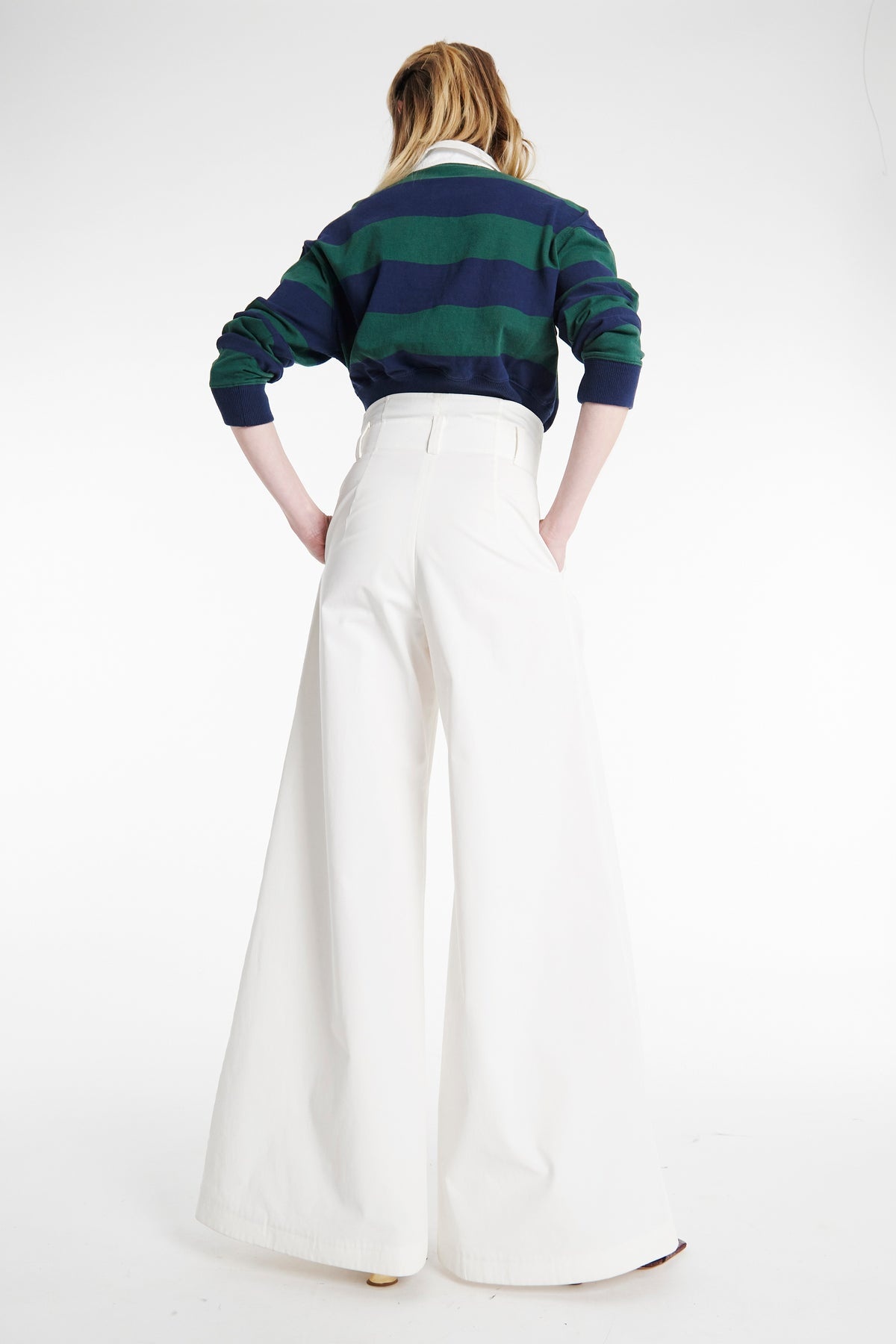 WIDE LEG PANT WHITE - 5