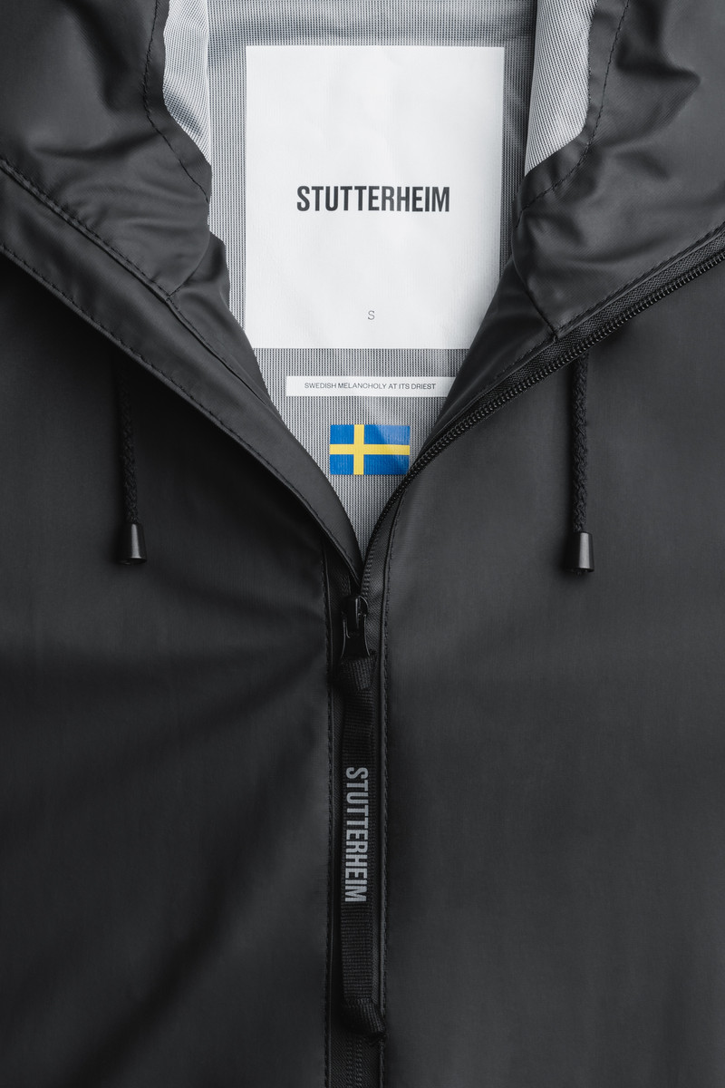 Mosebacke Lightweight Zip Raincoat Black 7