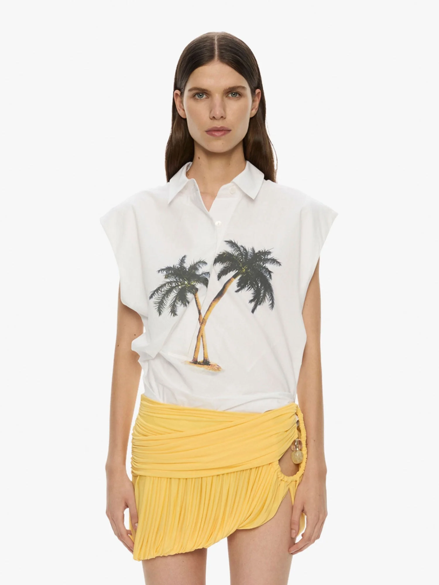 Mirage Palm Tornado Sleeveless Shirt - 1