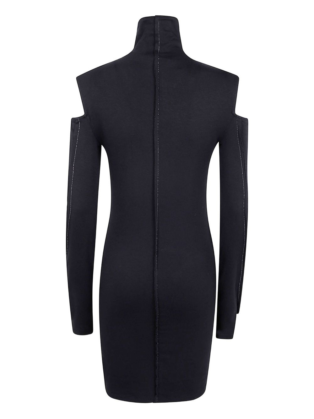 turtleneck cut-out day dress - 2