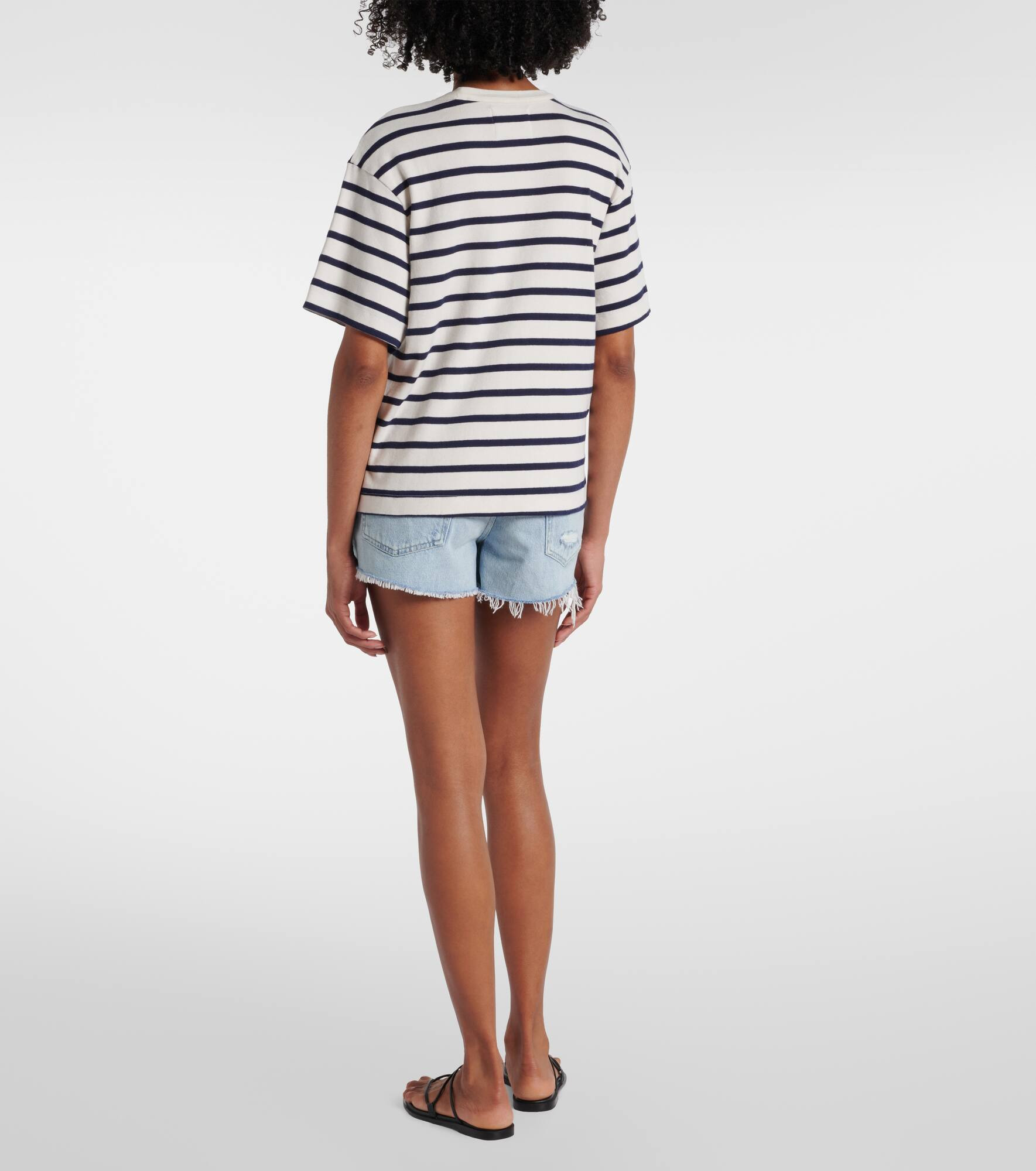 Goldie cotton-blend jersey T-shirt - 3