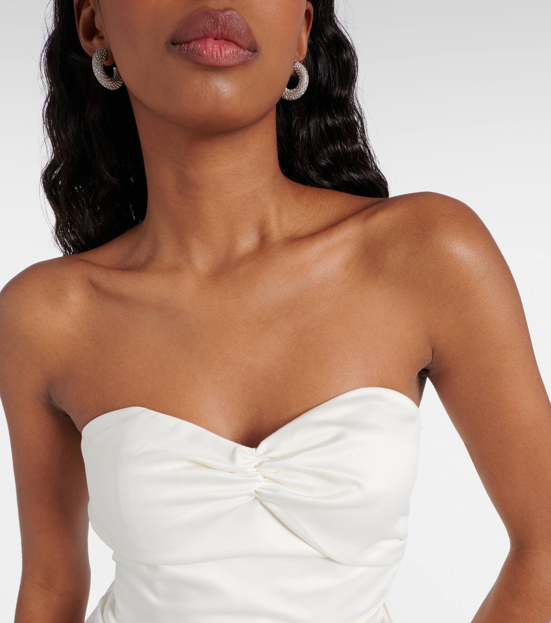 Bridal strapless minidress - 4