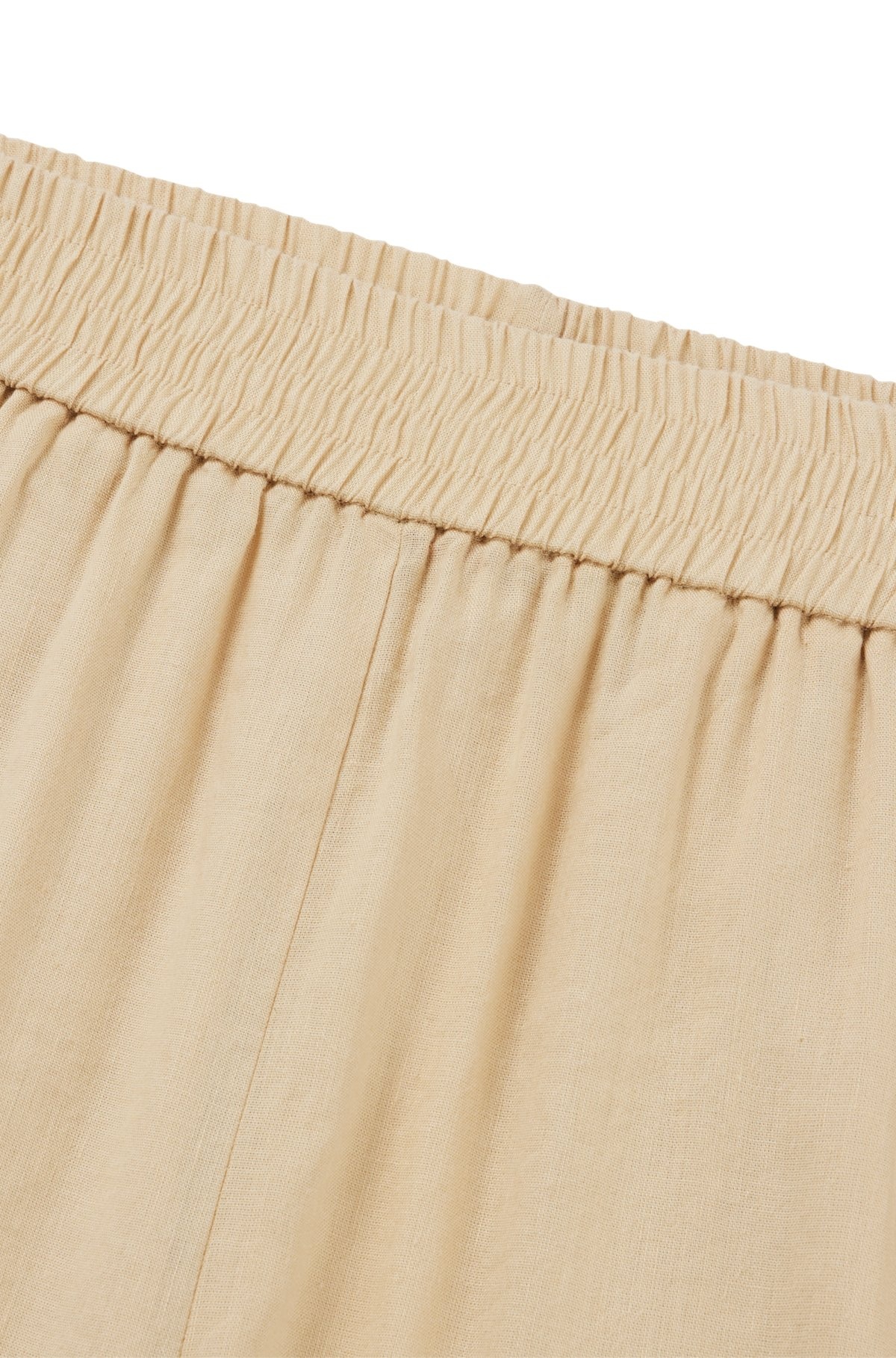 LINEN-BLEND SHORTS WITH A WIDE LEG - 6