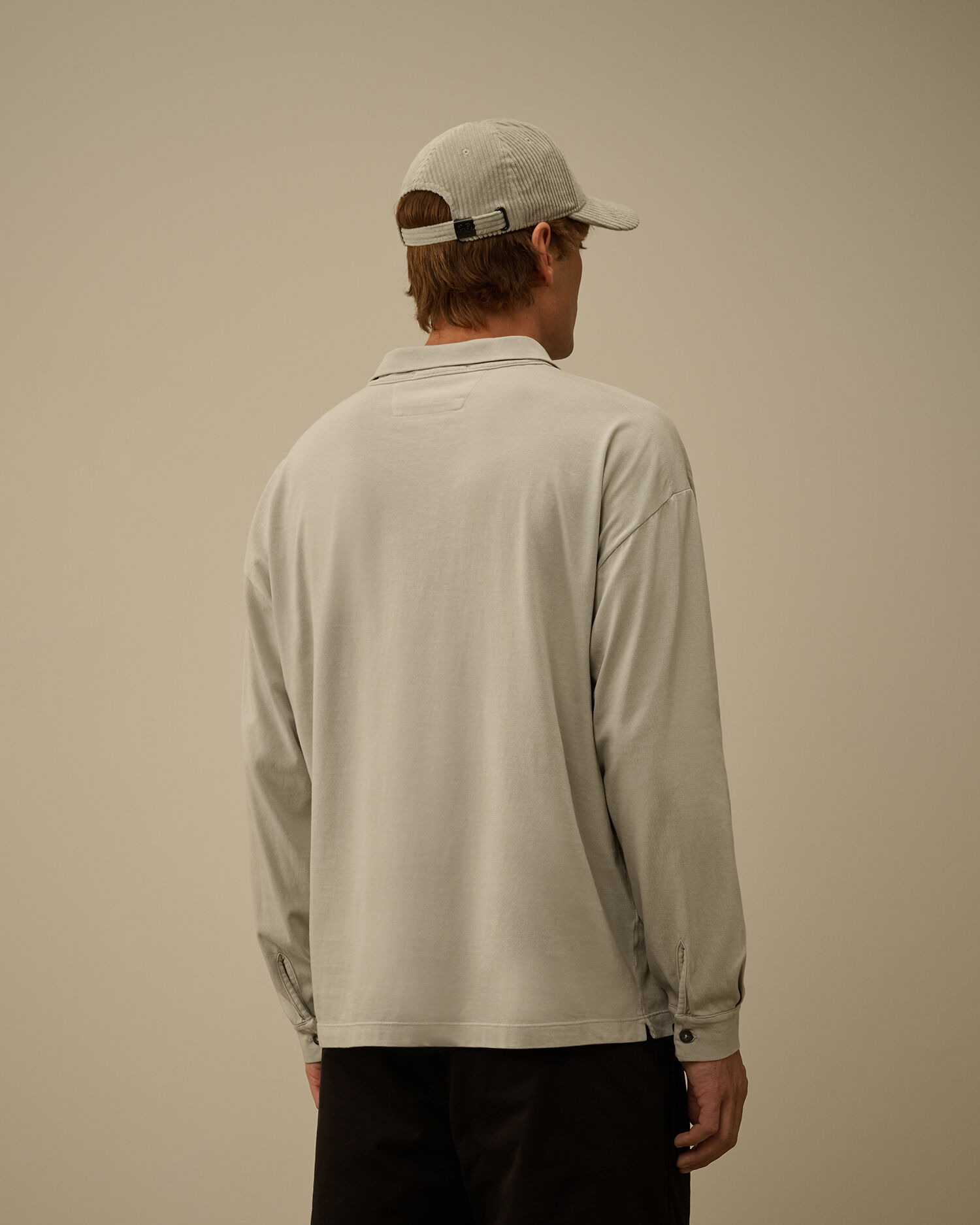 20/1 Jersey Long Sleeve Boxy Polo - 4