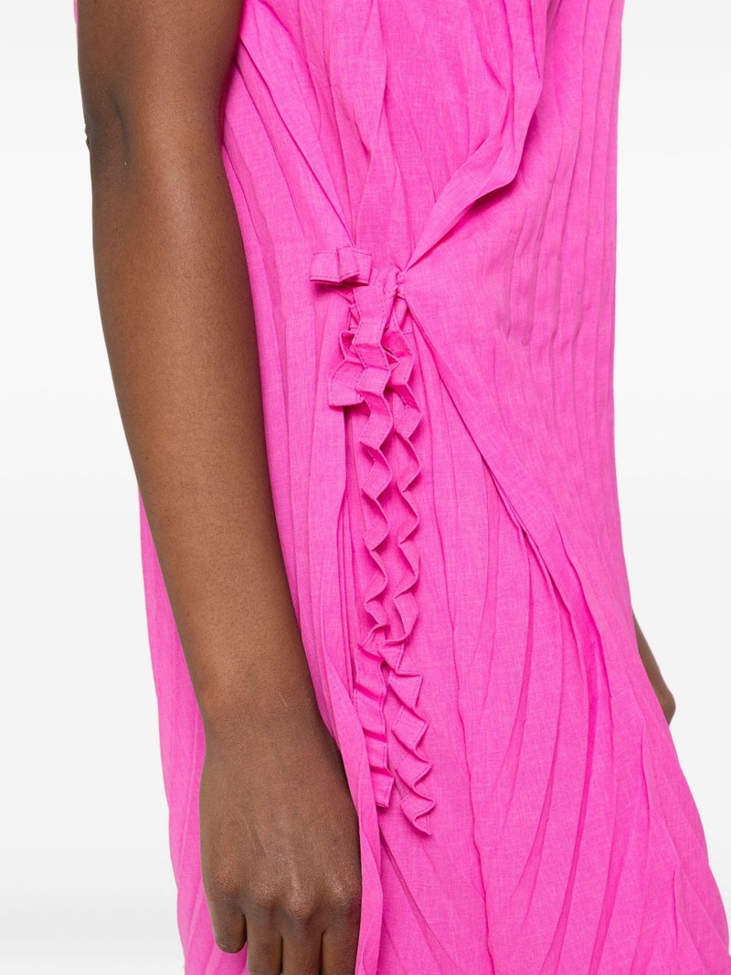 pleated tie dress 5