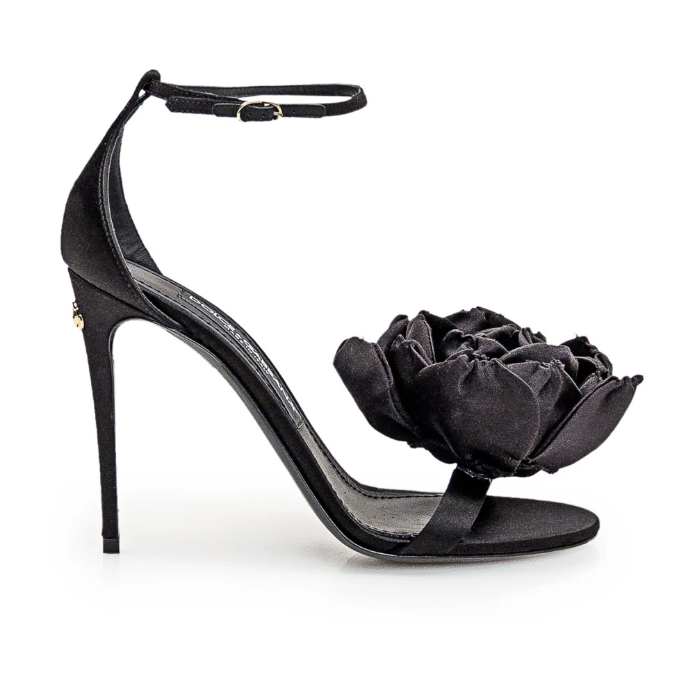 サンダル・ミュール Dolce & Gabbana SANDAL (CR1620AR572 8B956) DOLCE & GABBANA Shell Crystal Pearl Strap Sandals Gold