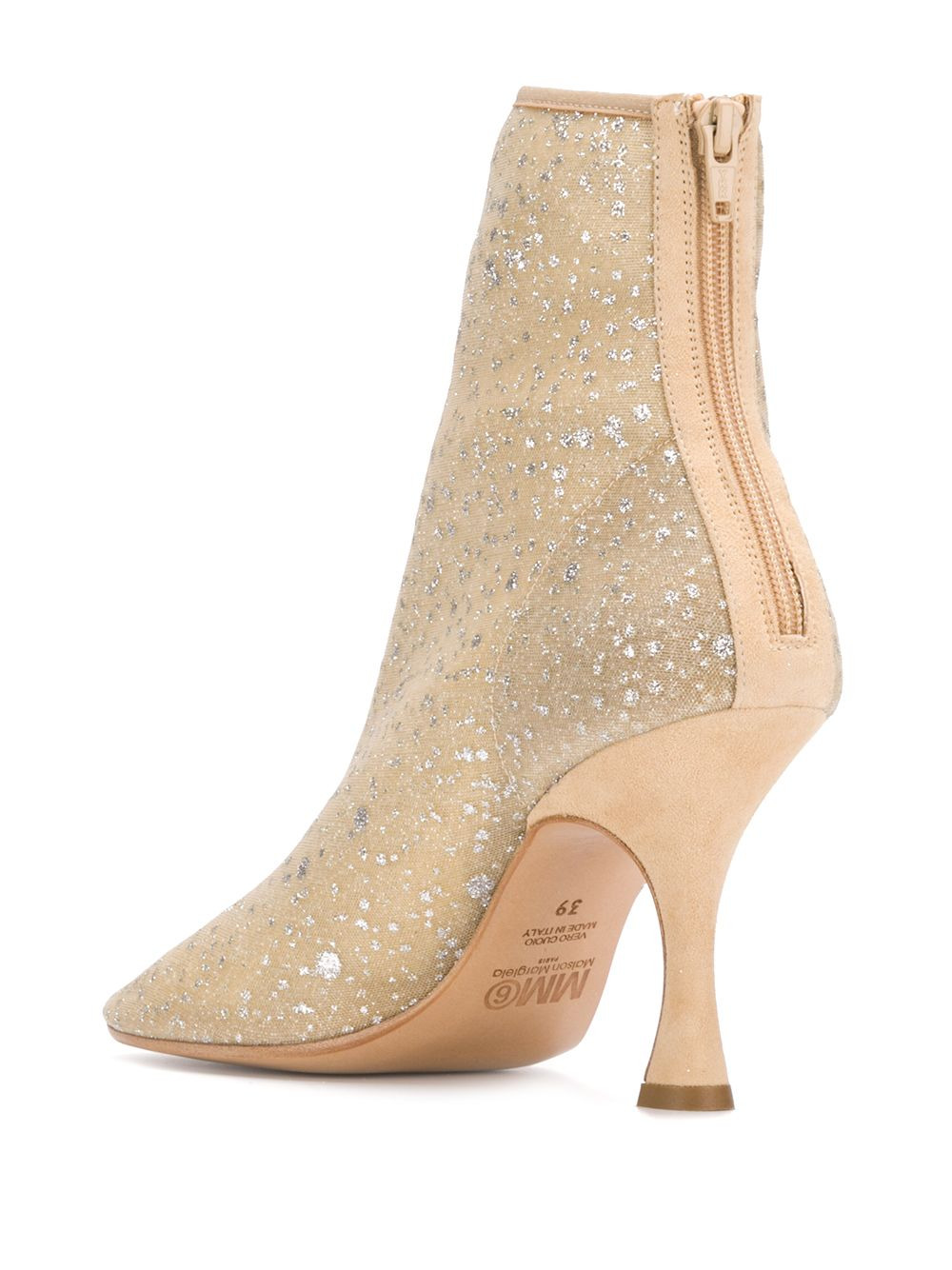 toe-shaped ankle boots - 3