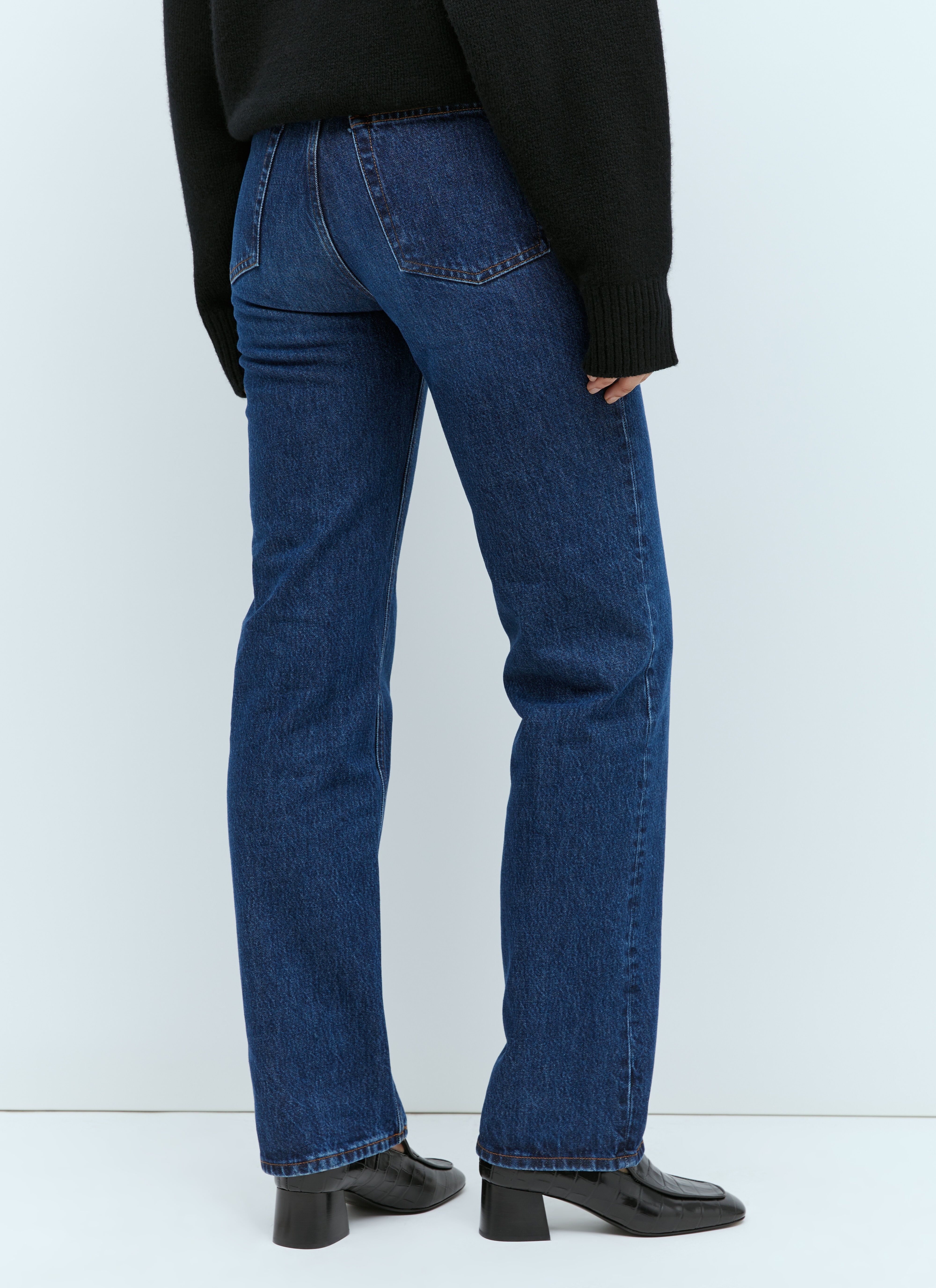 Classic Cut Denim Jeans - 5