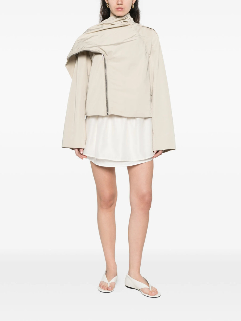 Dunst Drawstring Layered Mini Skirt 5