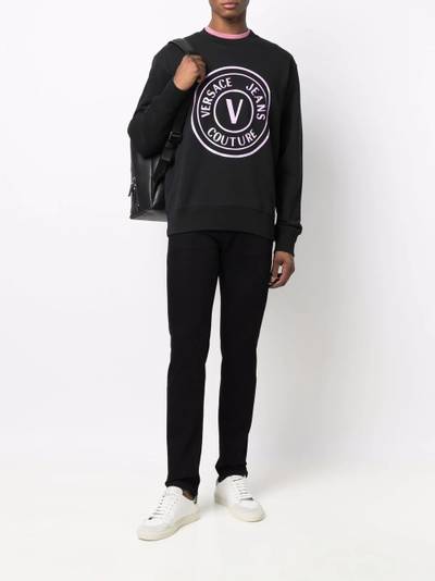 VERSACE JEANS COUTURE slim-fit mid-rise jeans outlook