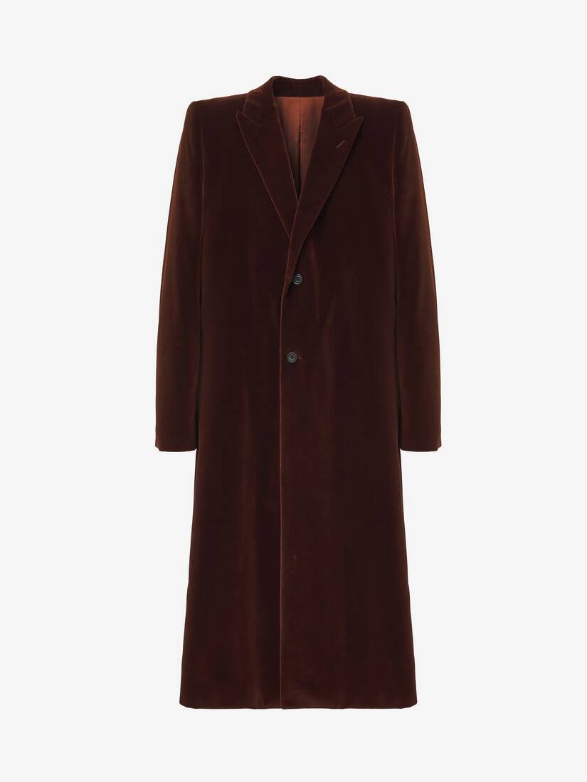 Stacked Shoulder Boxy Coat - 1