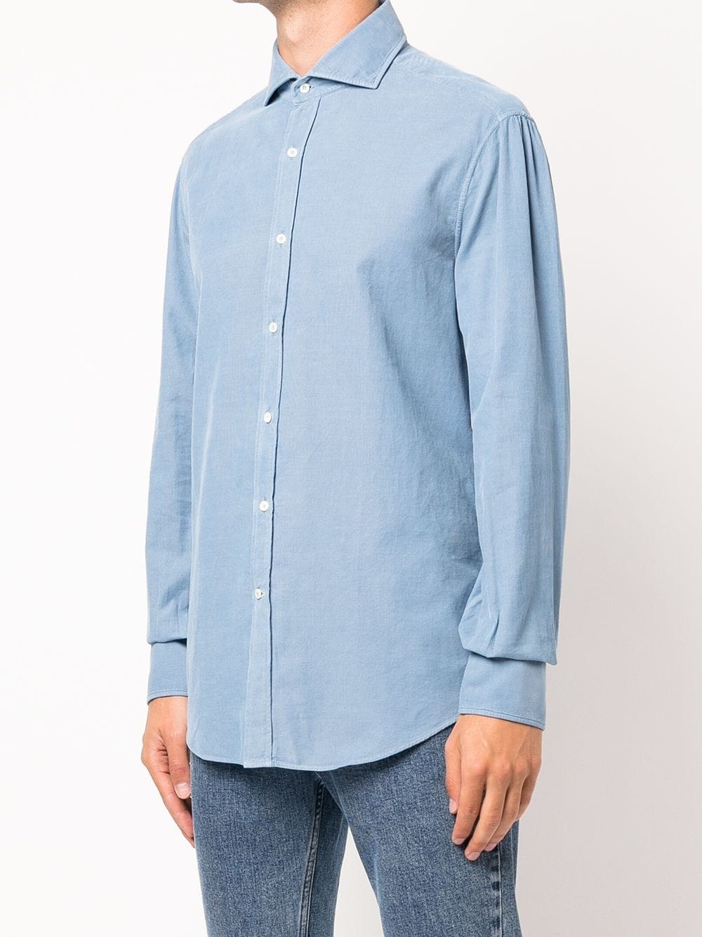 longsleeved cotton shirt - 3