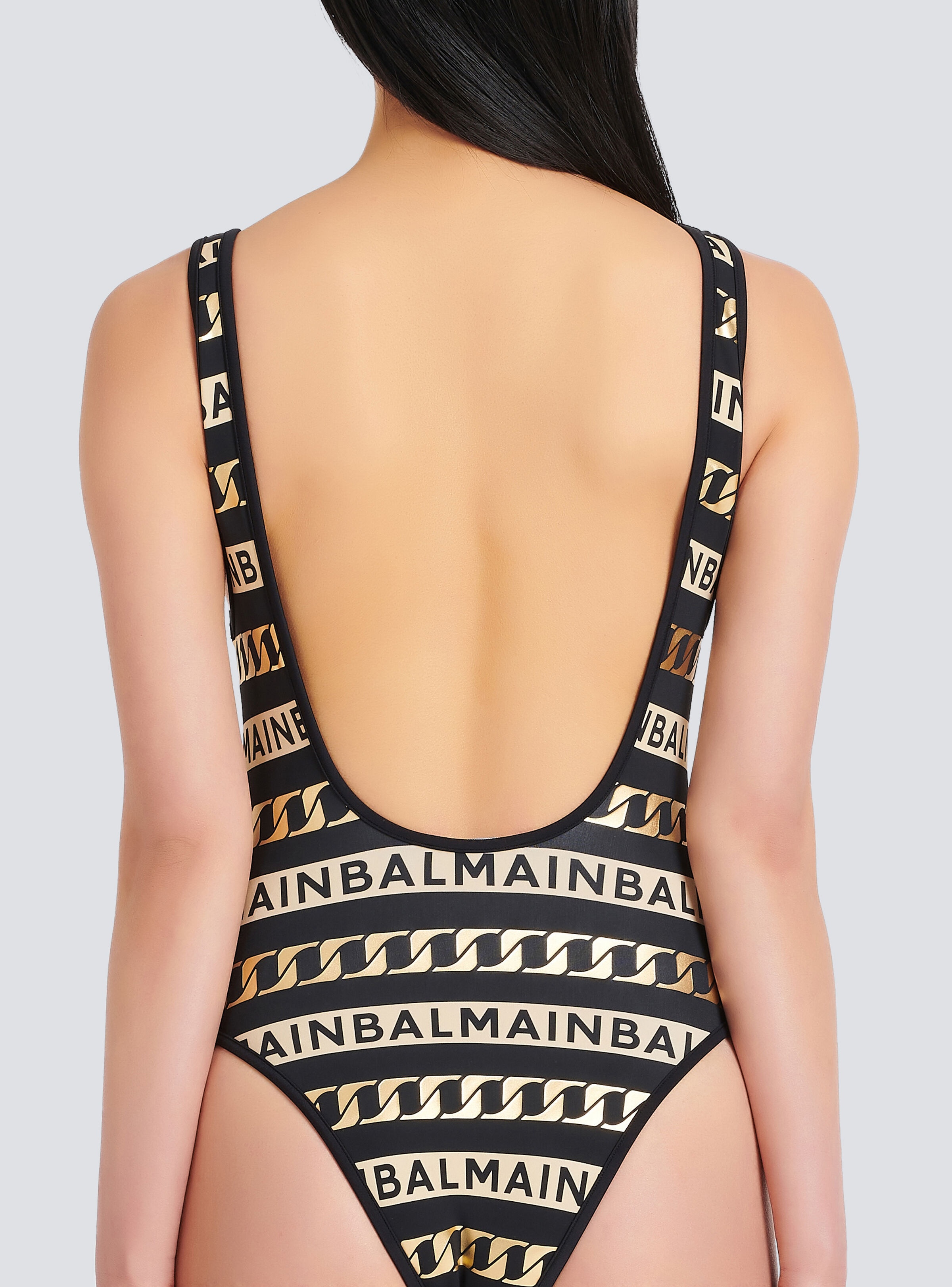 Balmain logo swimsuit - 7