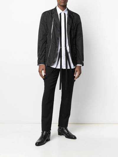 DSQUARED2 crease-effect blazer outlook