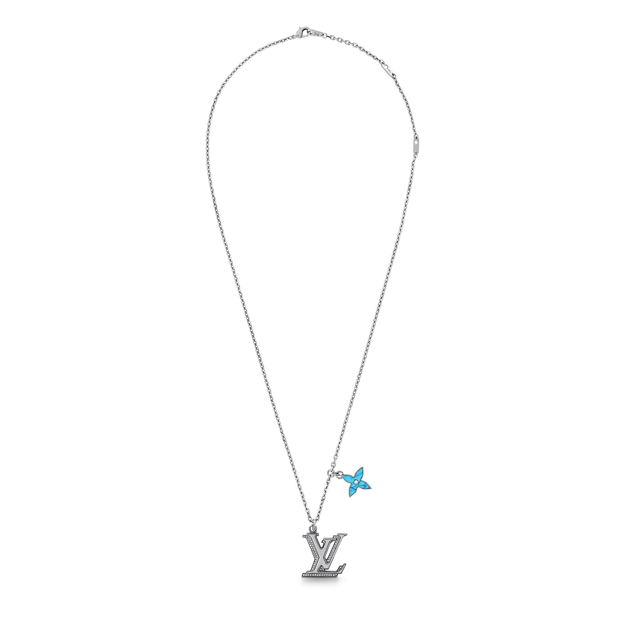 LV Initials Necklace - 3