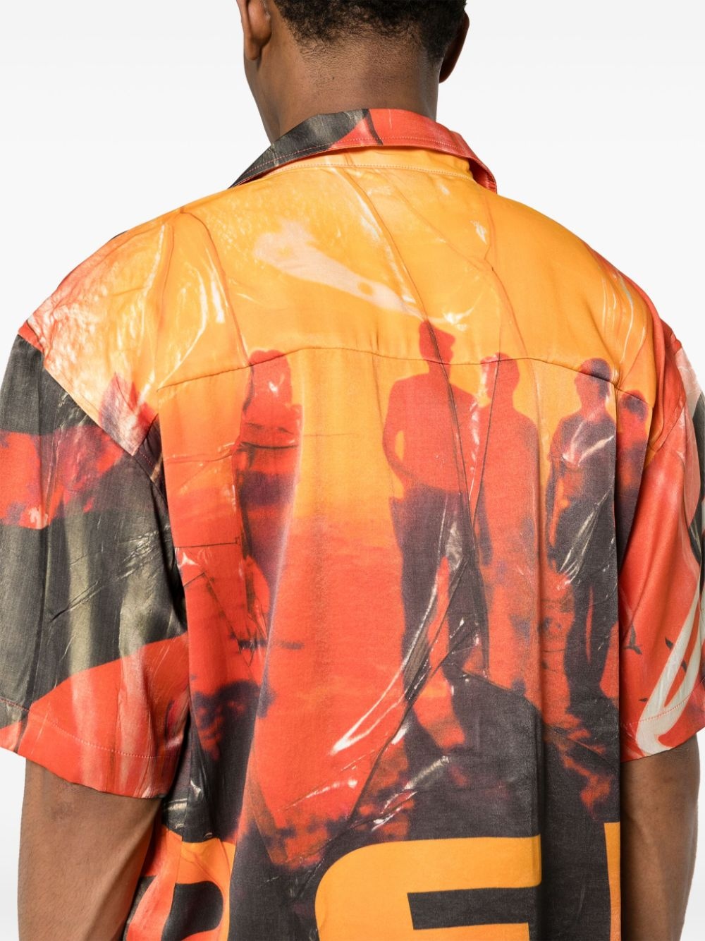 S-Hockney camp-collar shirt - 5