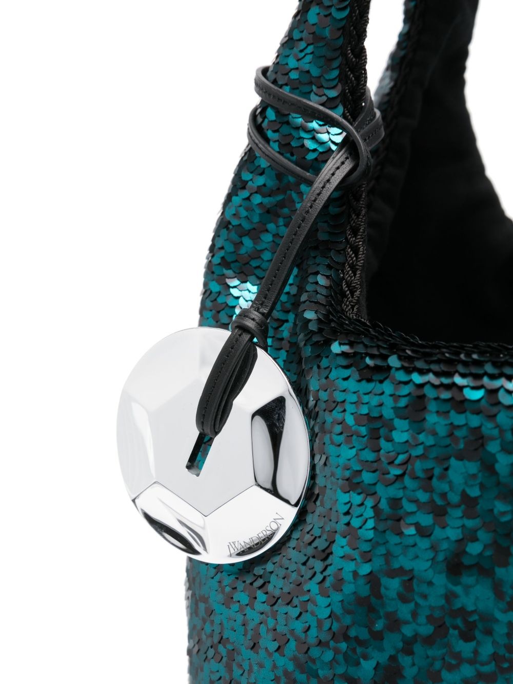 mini sequinned tote bag - 4