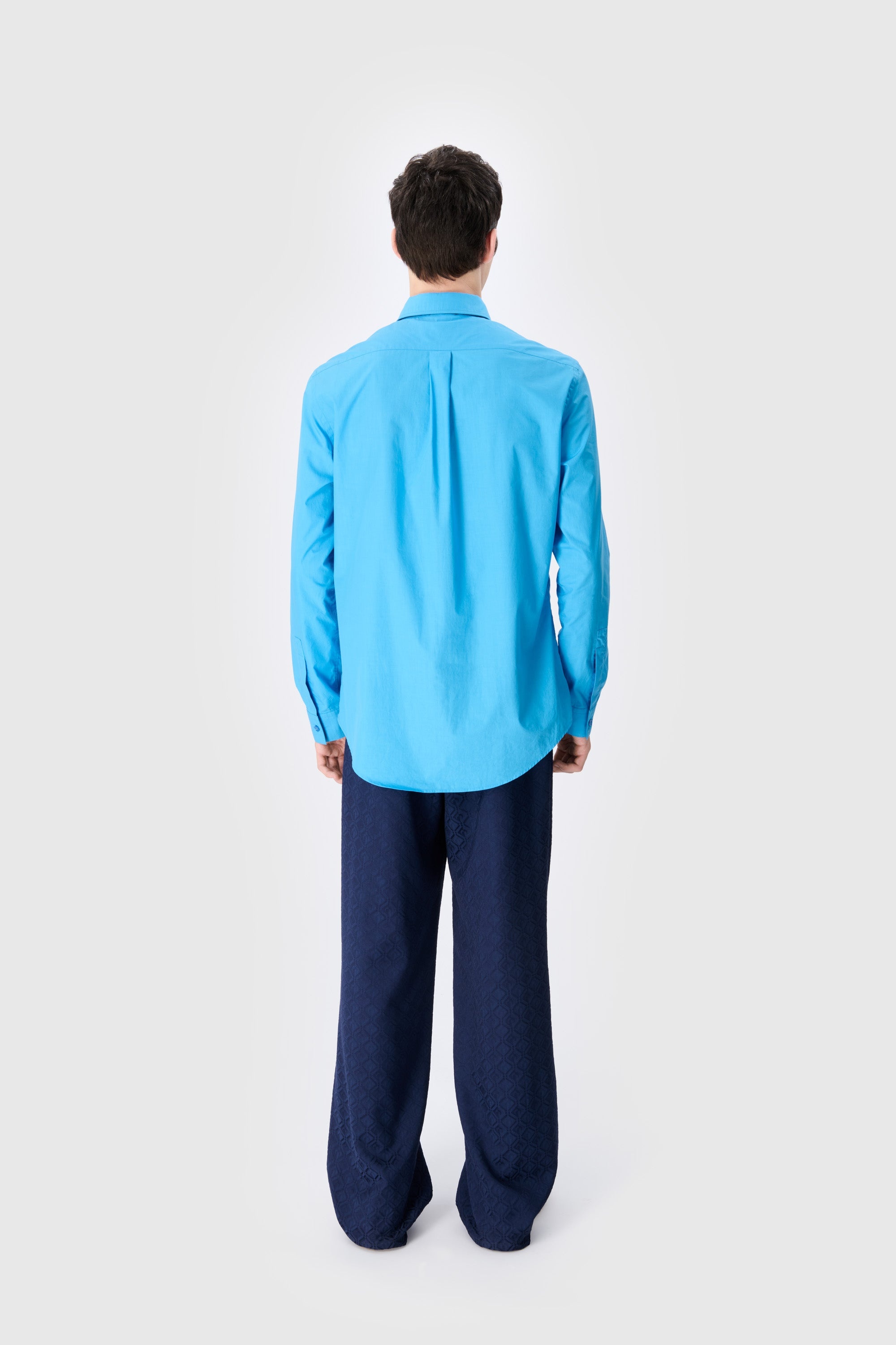 Regenerated Cotton Poplin Button Up Shirt - 3