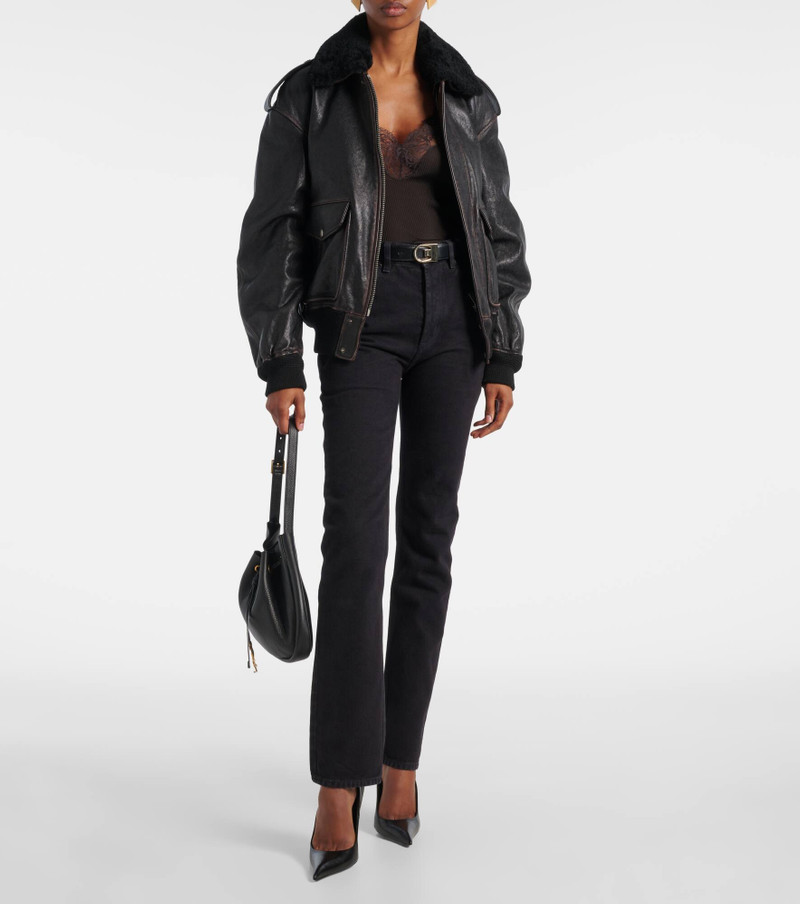 SAINT LAURENT 90s high-rise flared jeans outlook