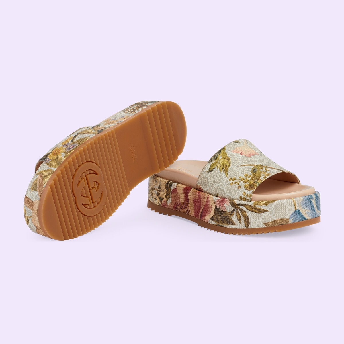 Women's GG Flora slide sandal - 6