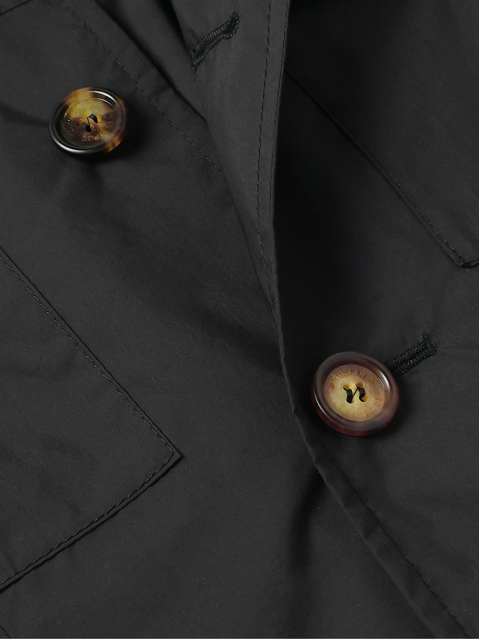 Cotton-Blend Field Jacket Black - 4