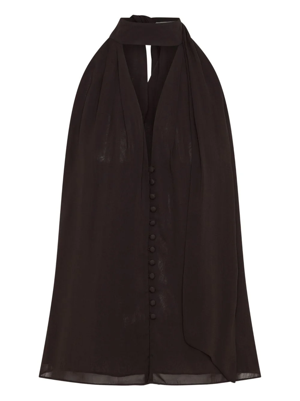 Sumira neck-tie buttoned top - 1