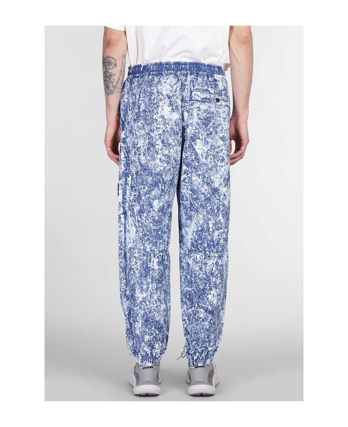 Pants In Blue Cotton - 3