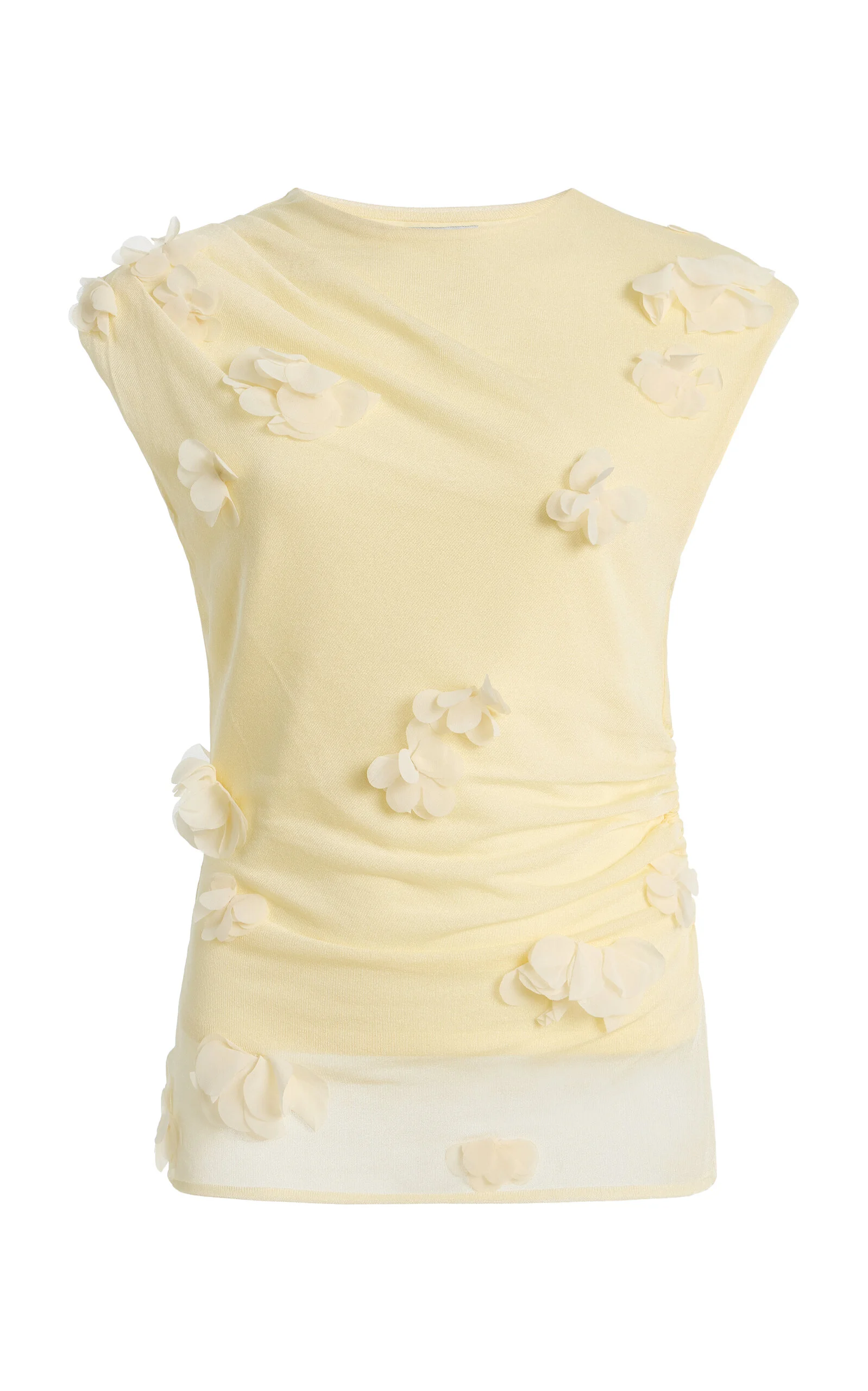 Tessa Floral Applique Mesh Top - 1