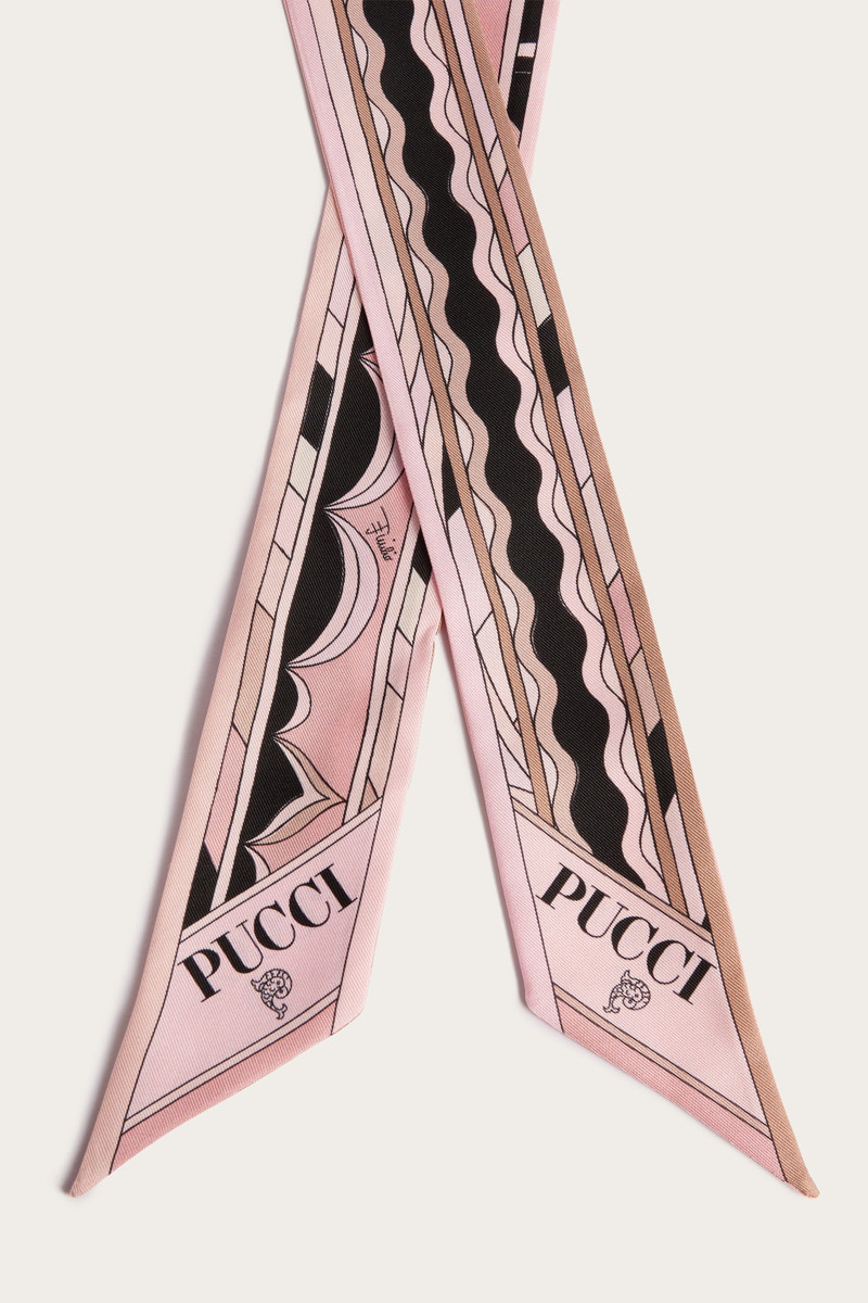 PUCCI MIXED PRINT SILK TWILL SCARF outlook