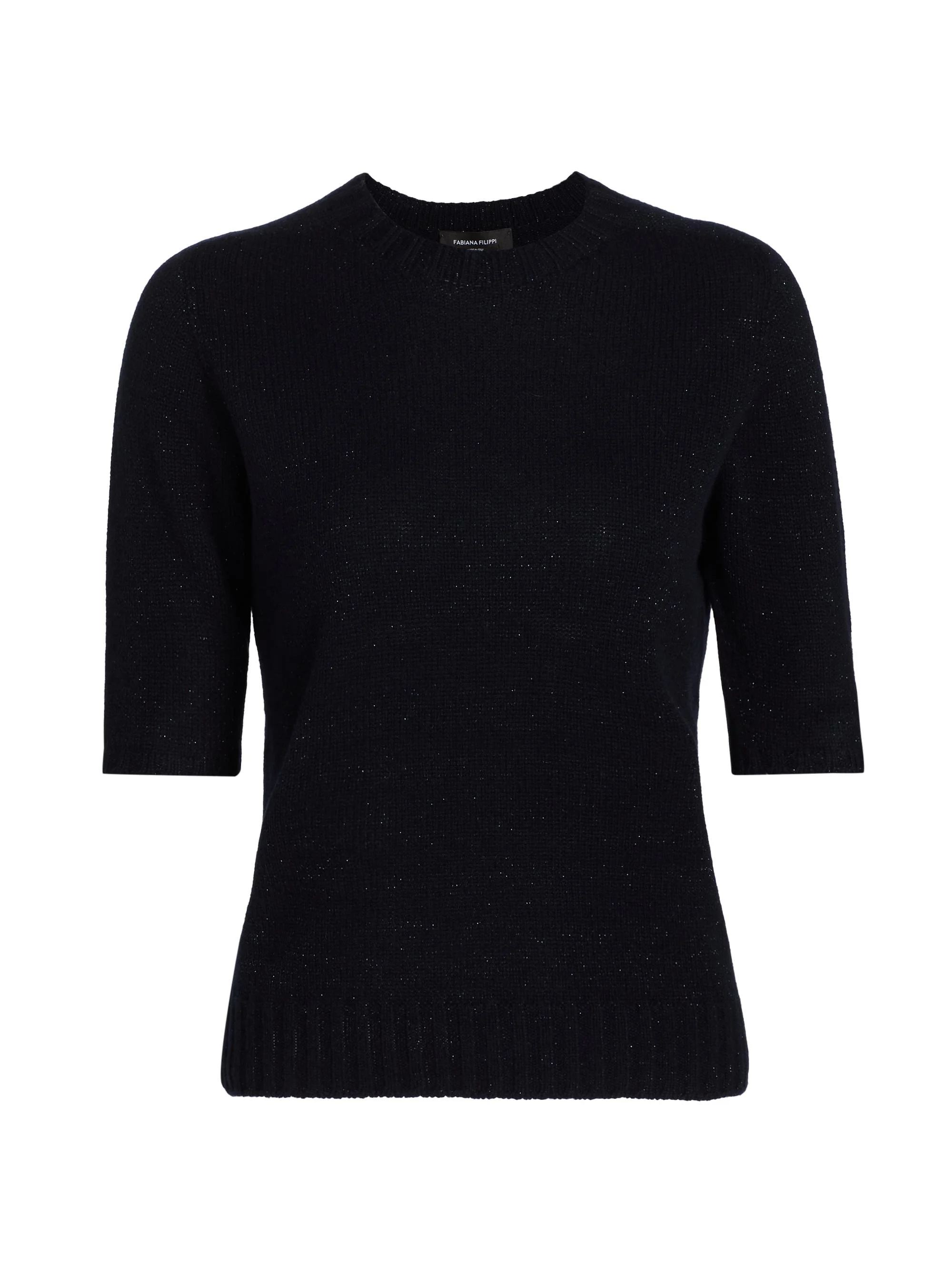 Women's Platinum Short-Sleeve Sweater - Blu Notte - 1