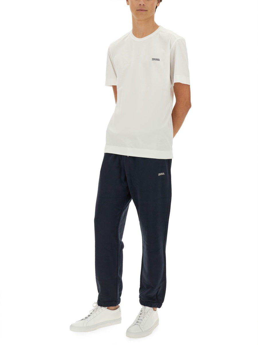 Zegna Men Jogging Pants With Logo - 2