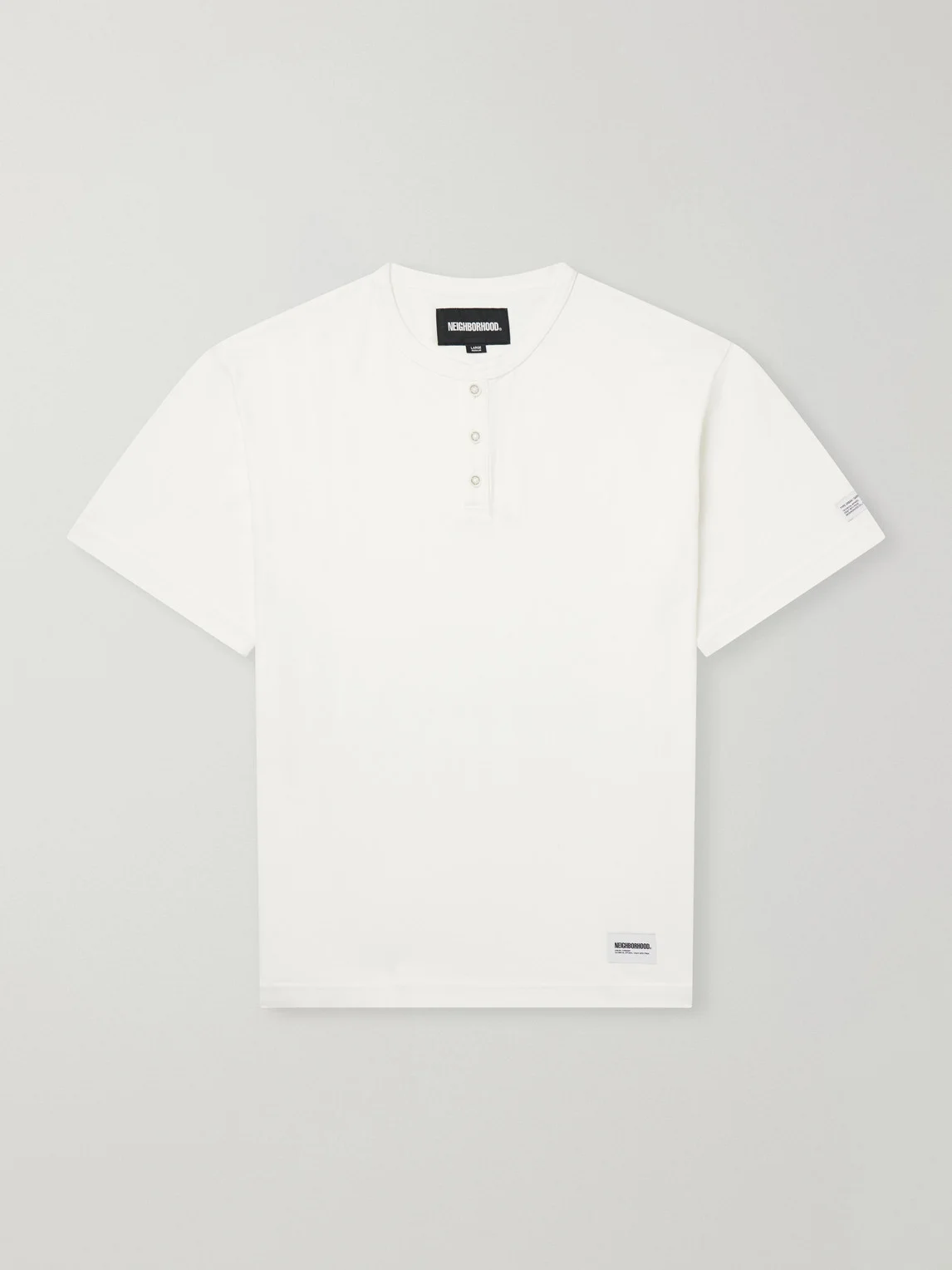 Cotton-Jersey Henley T-Shirt - 1