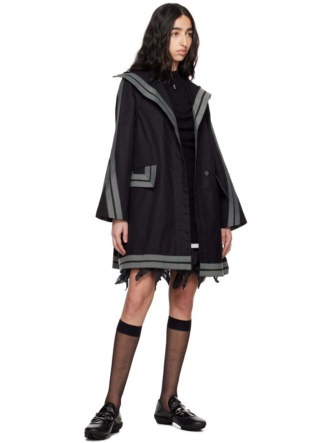 Black Dorado Coat - 4