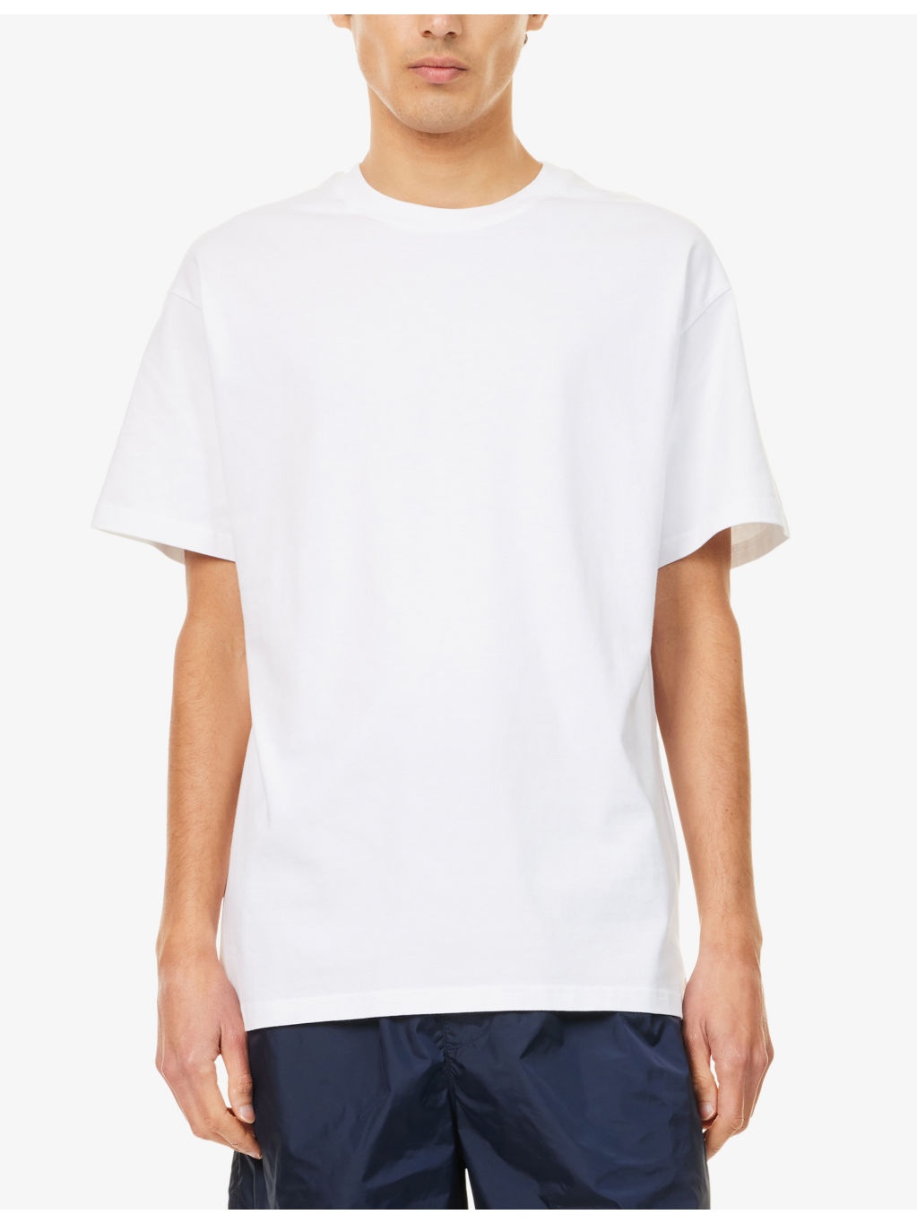 Crewneck Regular-Fit Cotton T-Shirt - 3