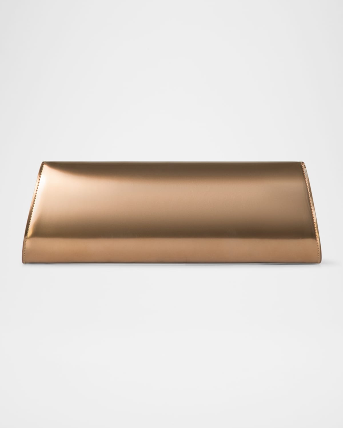 Anouk Small Metallic Leather Clutch Bag - 6