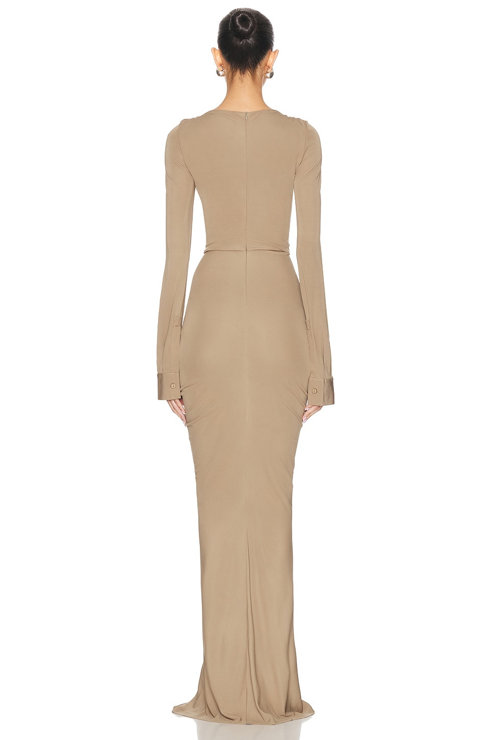 Bateau Drape Disconnect Dress - 3