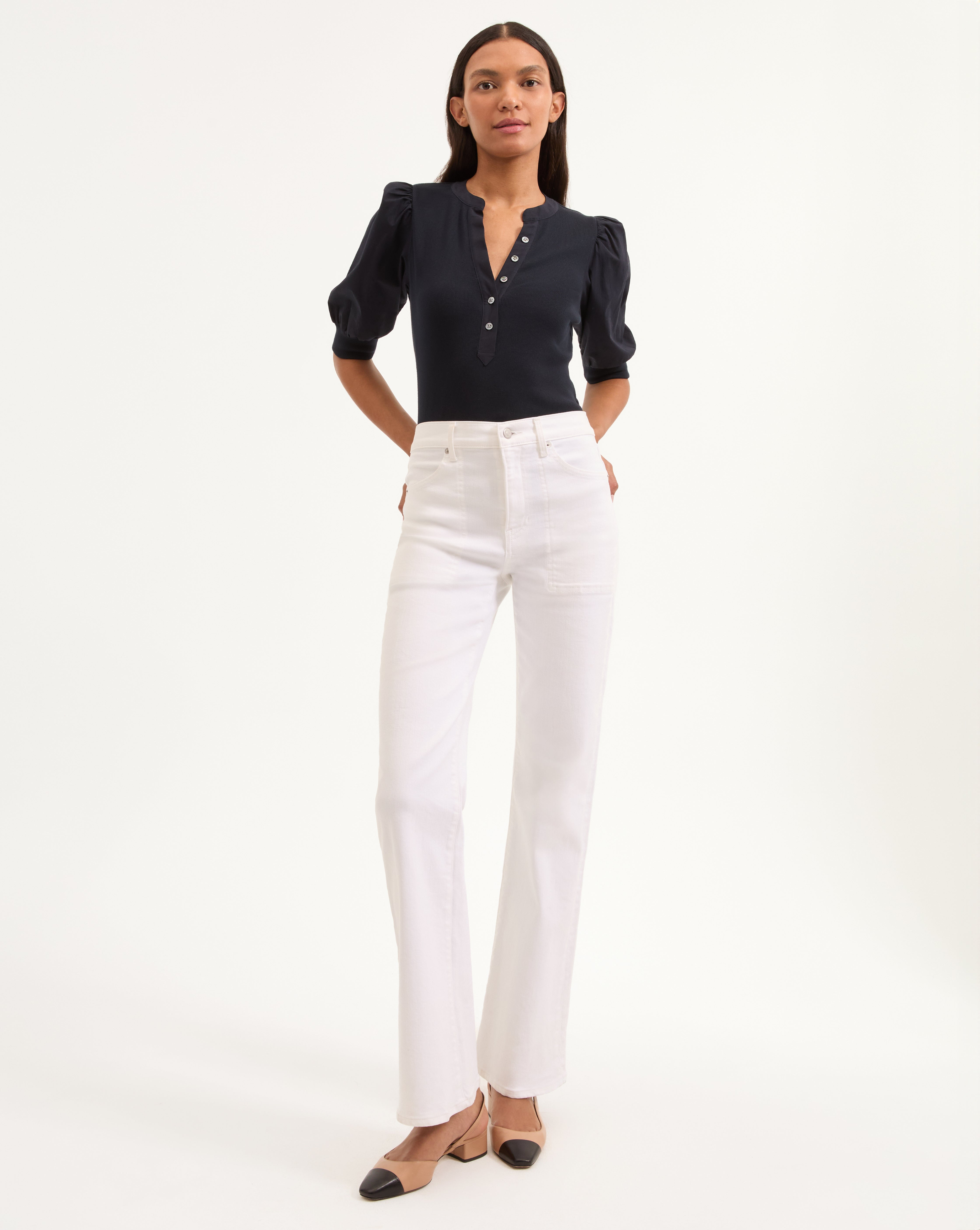 CORALEE PUFF-SLEEVE TEE - 3