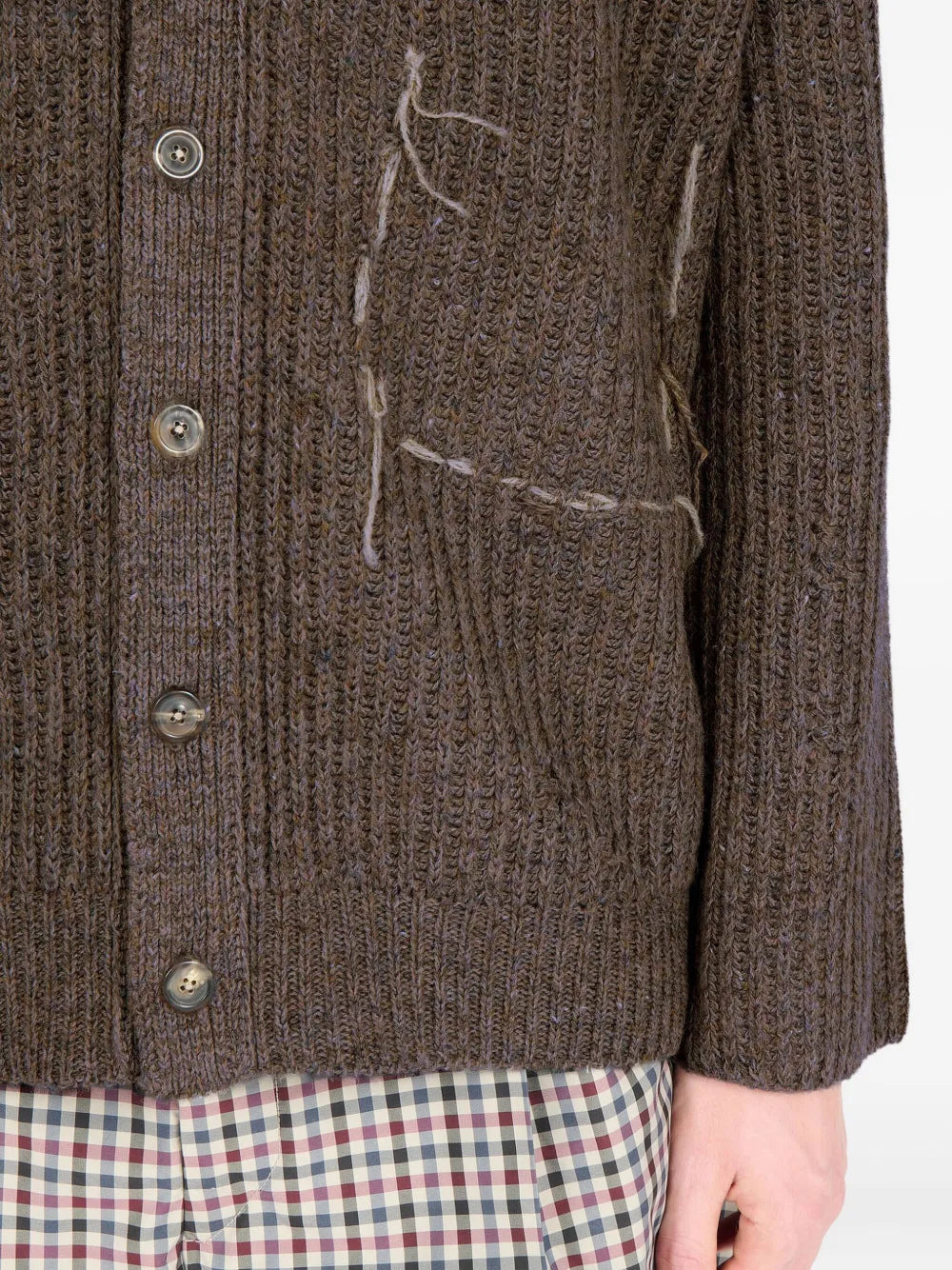 Ribbed Wool Cardigan - 6