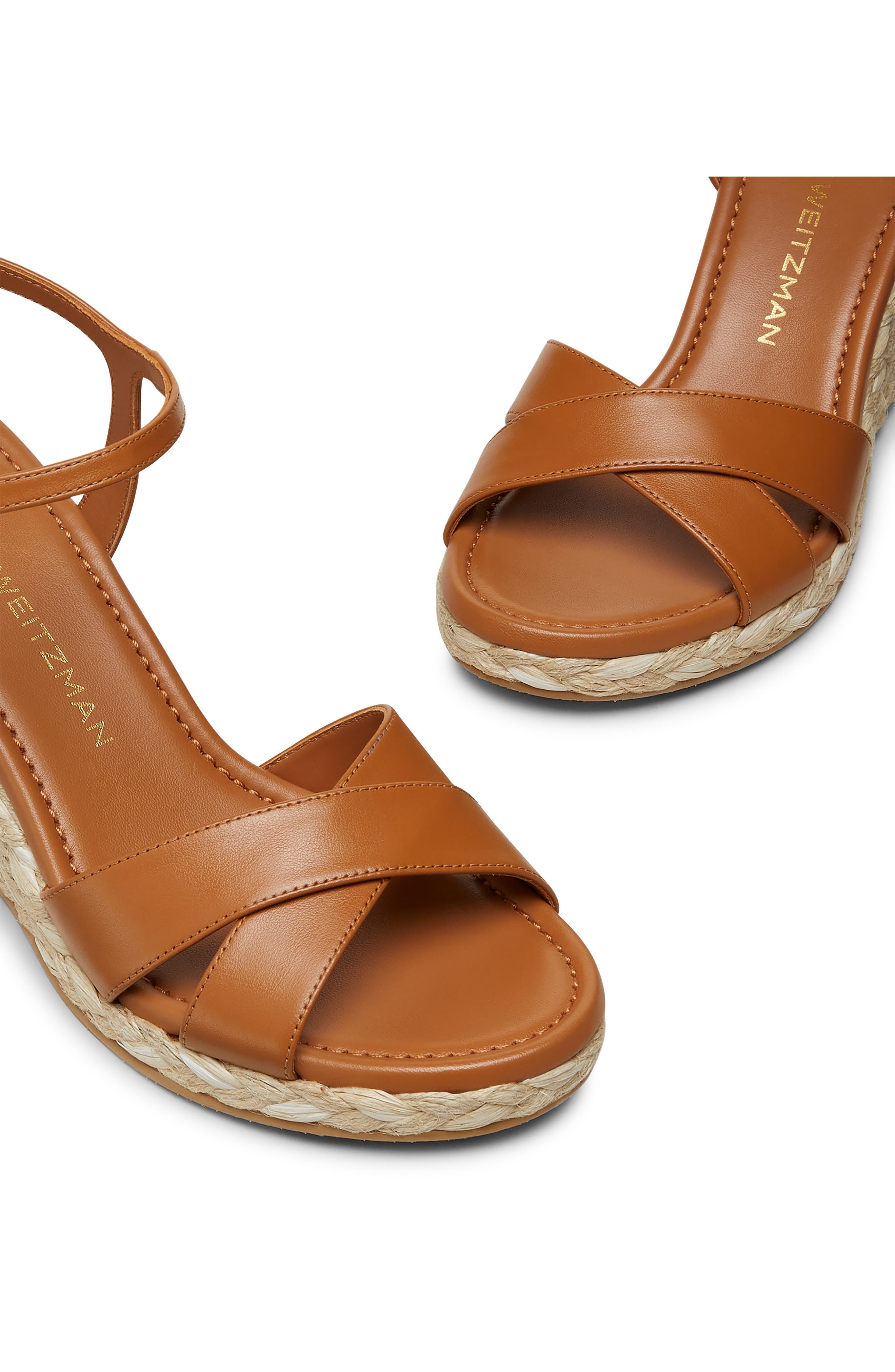Stuart Weitzman Dayna Espadrille Wedge Sandal in Macchiato/Natural at Nordstrom - 4
