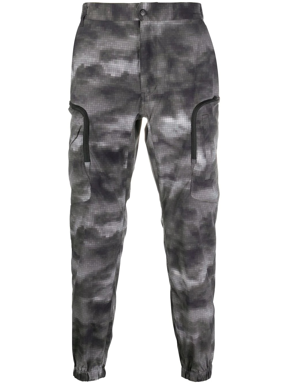 camouflage-print cargo trousers - 1