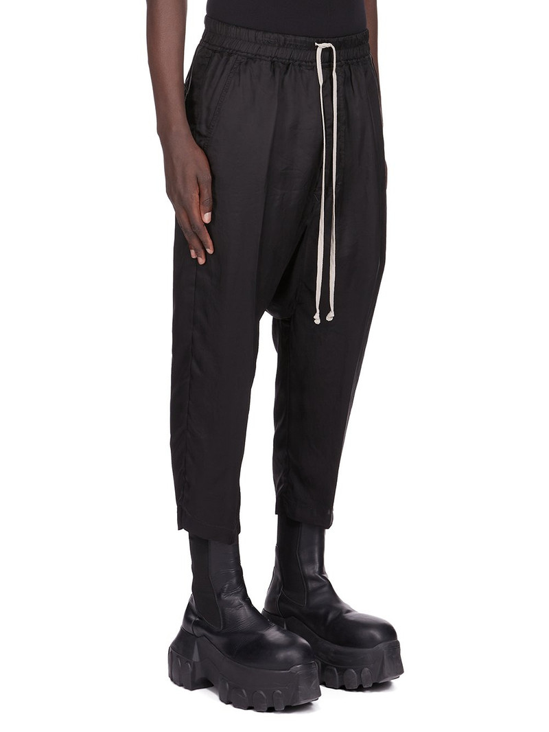 drawstring drop-crotch trousers 2