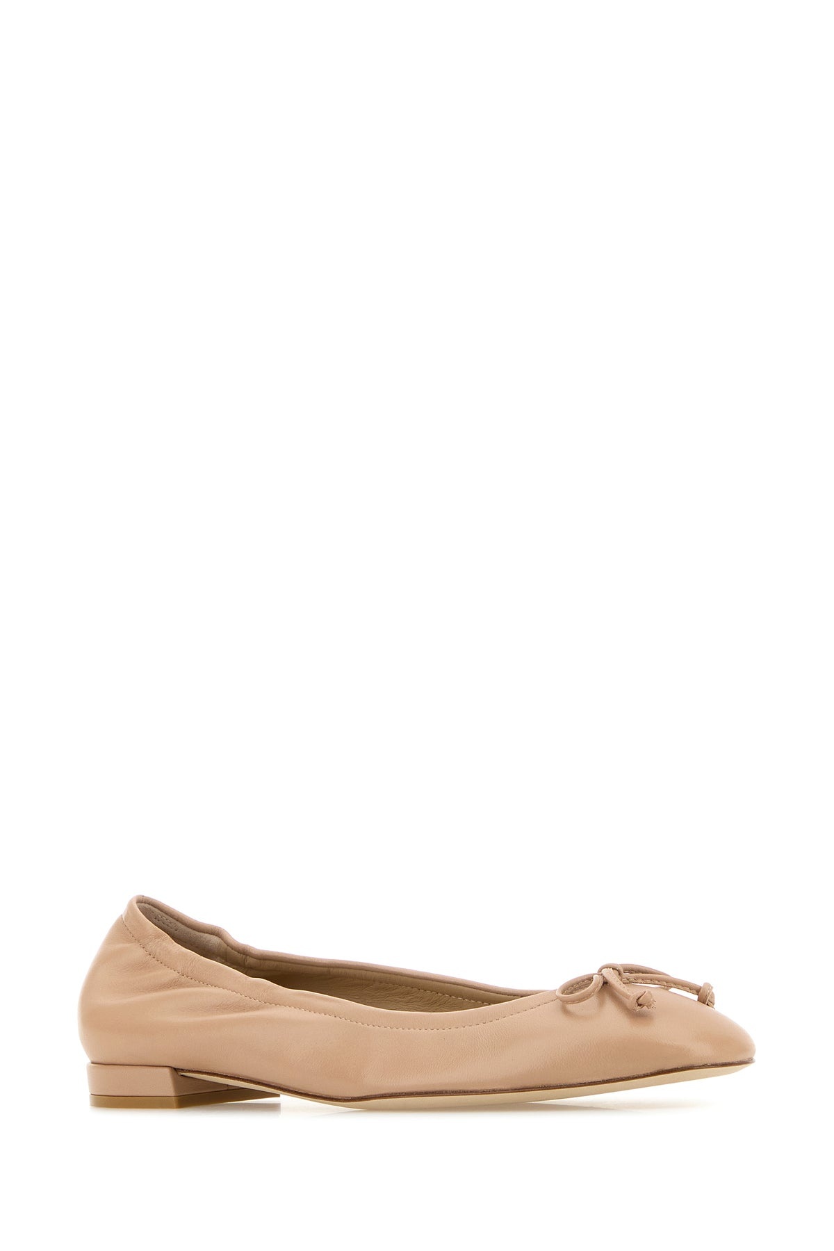 Powder pink leather Bria ballerinas - 2